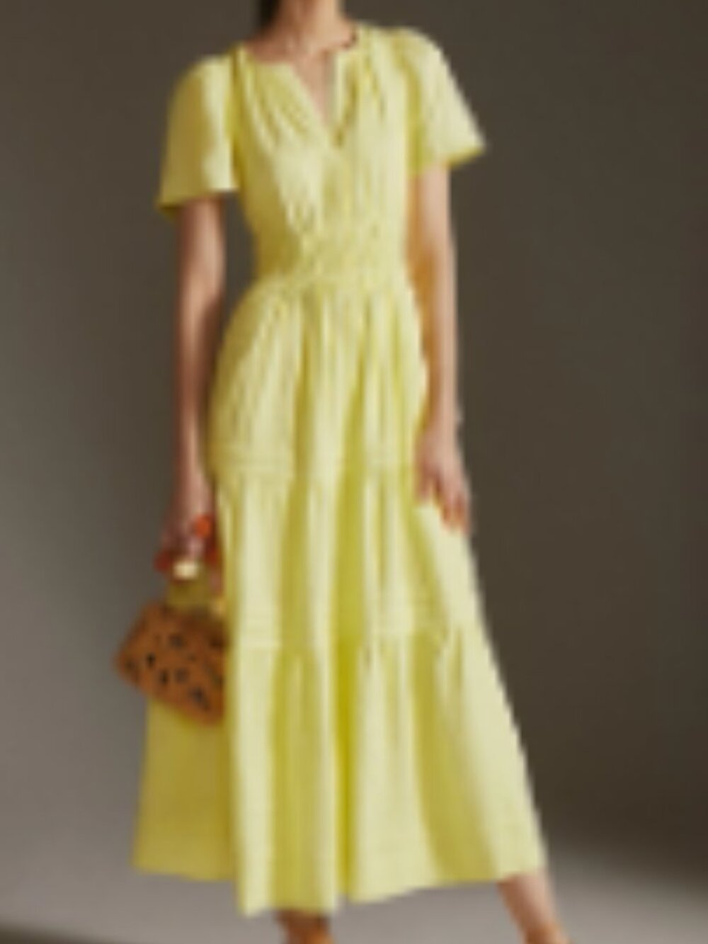 Anthropologie Somerset Linen Maxi Dress XL